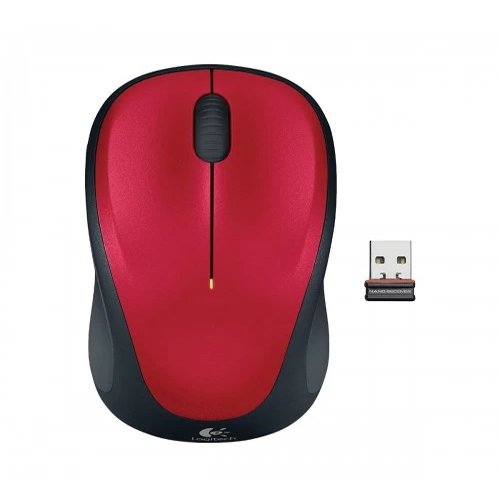Logitech M235 Red Wireless Mouse