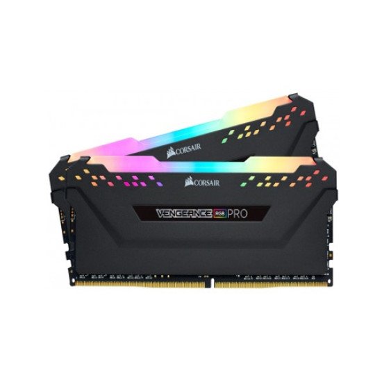 Corsair VENGEANCE RGB PRO 16GB 2x8GB DDR4 3200MHz C16 RAM Kit Black