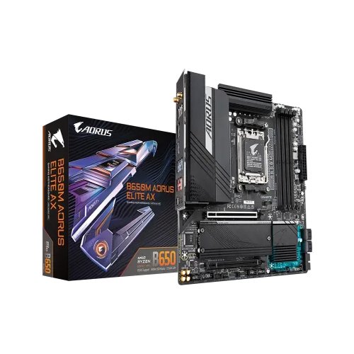 GIGABYTE B650M AORUS ELITE AX DDR5 AMD AM5 Micro-ATX Motherboard