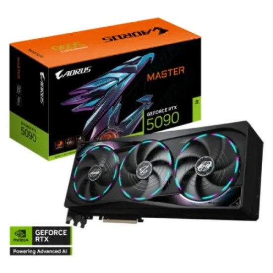 GIGABYTE AORUS GeForce RTX 5090 MASTER 32GB GDDR7 Graphics Card