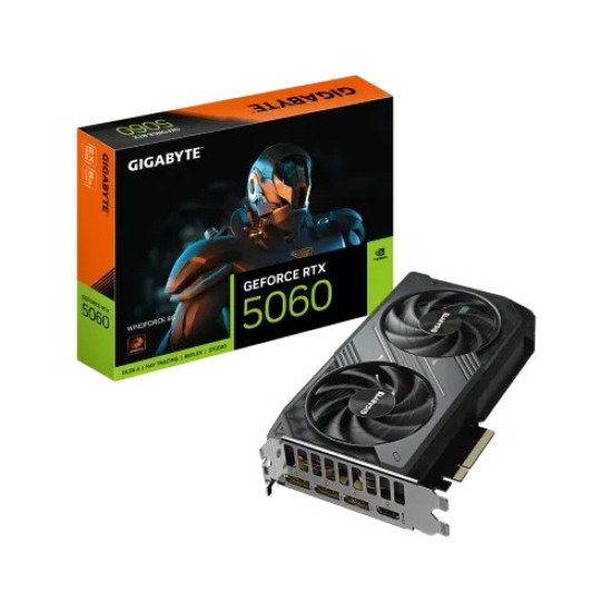 GIGABYTE GeForce RTX 5060 WINDFORCE 8G GDDR7 Graphics Card