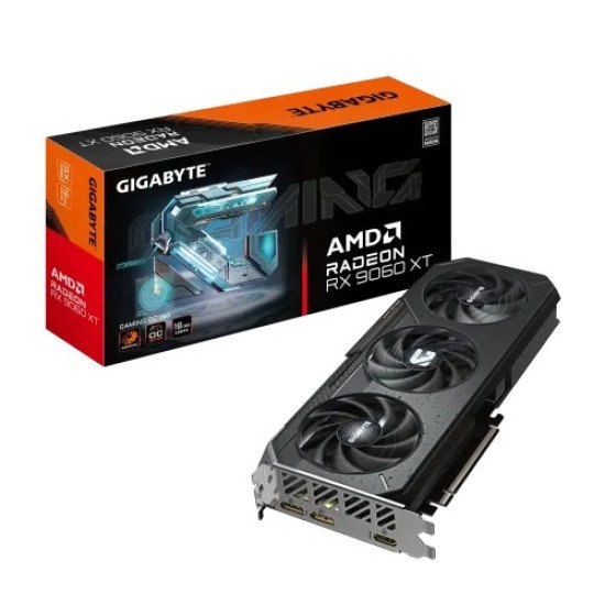 GIGABYTE Radeon RX 9060 XT GAMING OC 16G GDDR6 Graphics Card