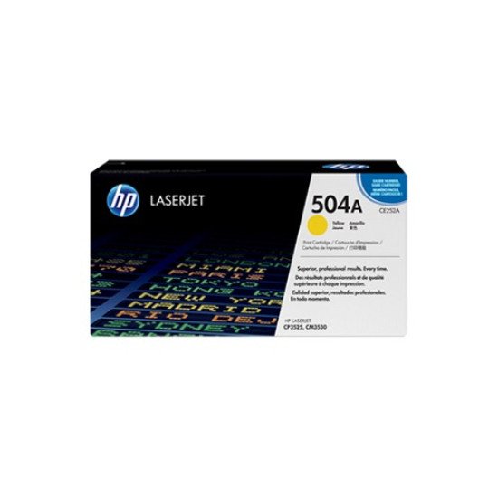 HP 504A Yellow Original LaserJet Toner Cartridge
