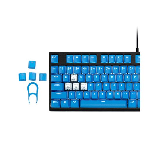  Corsair PBT Double-Shot Pro Keycap Mod Kit - Elgato Blue