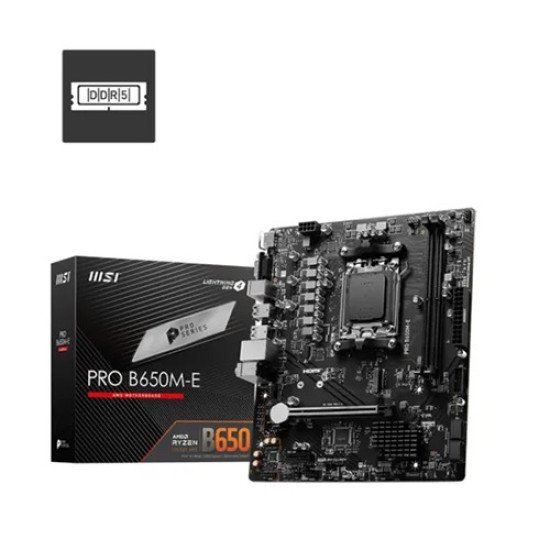 MSI PRO B650M-E AM5 mATX Motherboard