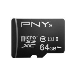 PNY 64GB microSDXC Class-10 Flash Memory Card PNY 64GB microSDXC Class-10 Flash Memory Card