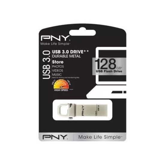 PNY Hook Attache 128gb Mobile Disk Drive USB 3.0 Pen Drive