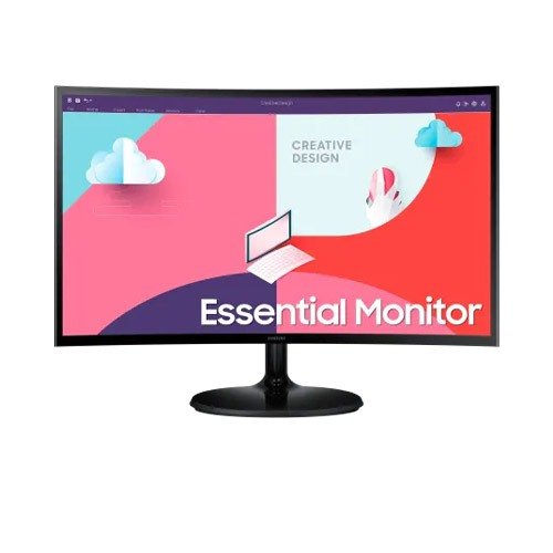 Samsung LS24C360EAW 24 inch 75Hz FHD Curved Monitor