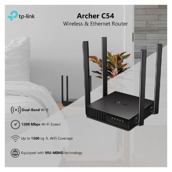 TP-Link Archer C54 Ethernet Dual-Band AC1200 Mbps Wi-Fi Router