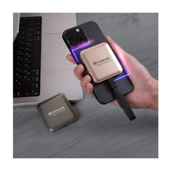Transcend ESD420C 1TB 20Gbps Type-C Magnetic Portable SSD