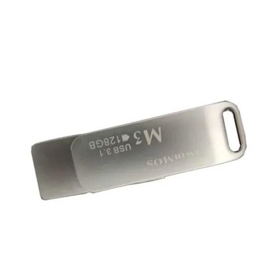 TwinMOS M3 128GB USB 3.1 Gen 1 Metal body Silver Pen Drive