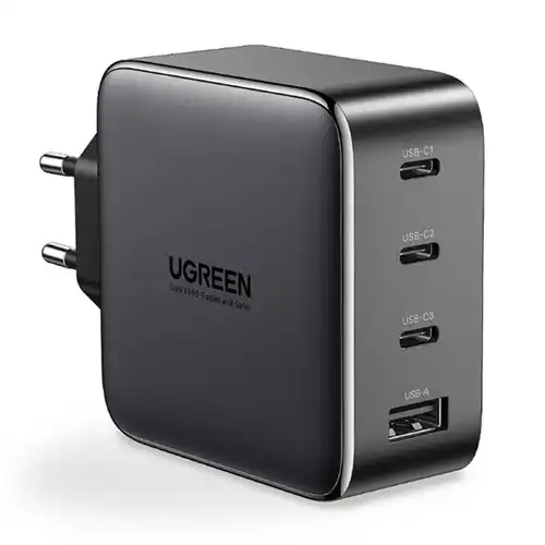 Ugreen CD226 100W 3 Port USB-C & 1 Port USB GaN Wall Charger Adapter