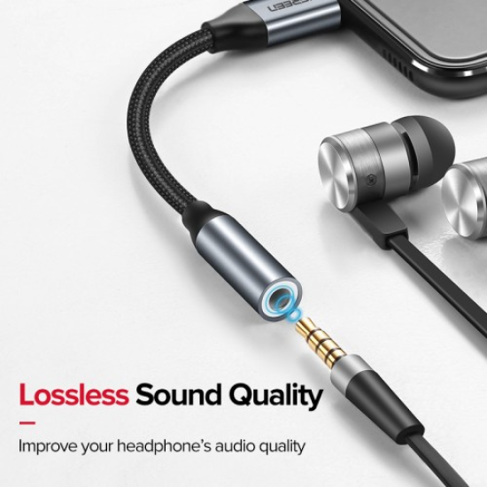 UGREEN AV142 USB Type-C to 3.5mm 10cm Female Cable