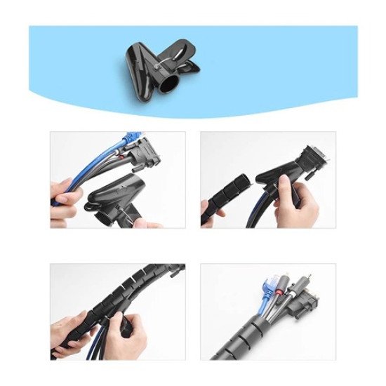 UGREEN LP121 DIA 25mm 1.5m Black Protection Tube