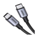 Ugreen US316 USB Type-C Male to Male 1.5 Meter Grey Data Cable