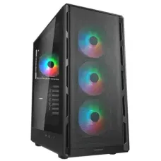 Cougar AIRFACE PURE RGB Mid Tower Gaming Casing - Black