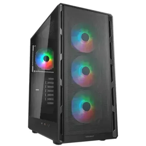 Cougar AIRFACE PURE RGB Mid Tower Gaming Casing - Black