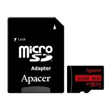 Apacer R100 MicroSDXC UHS-I U1 V10 A1 64GB Memory Card