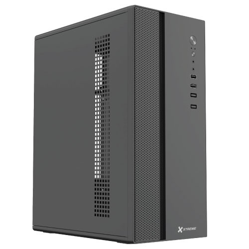 XTREME 2603 Mini Black Office Computer Case with Power Supply