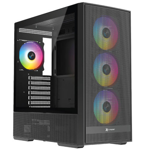 XTREME 420B Mid Tower Thermal ATX Front Mesh Case