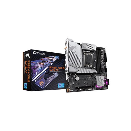 Gigabyte B760M AORUS ELITE AX 13th and 12th Gen Motherboard