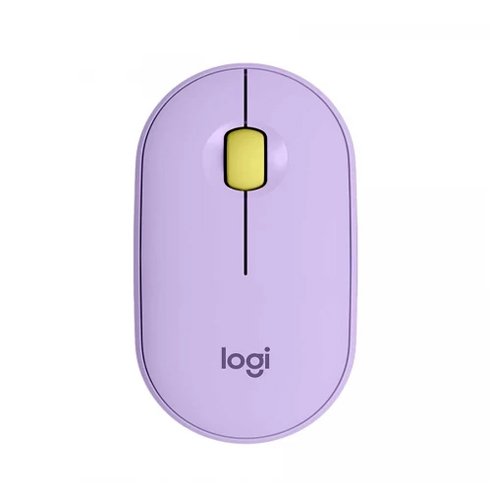 Logitech M350 Pebble Lavender Lemonade Wireless Mouse