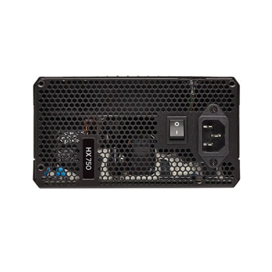 CORSAIR HX SERIES HX750 750 WATT 80 PLUS PLATINUM CERTIFIED FULLY MODULAR POWER SUPPLY