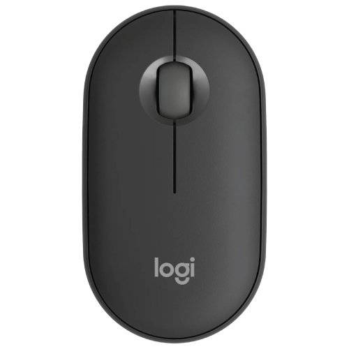 Logitech M350S PEBBLE Mouse 2 Multi-Device Bluetooth Mouse, Graphite