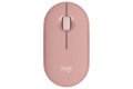 Logitech M350S PEBBLE Mouse 2 Multi-Device Bluetooth Mouse, Tonal Rose