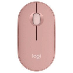 Logitech M350S PEBBLE Mouse 2 Multi-Device Bluetooth Mouse, Tonal Rose