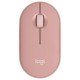 Logitech M350S PEBBLE Mouse 2 Multi-Device Bluetooth Mouse, Tonal Rose