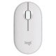 Logitech M350S PEBBLE Mouse 2 Multi-Device Bluetooth Mouse, Tonal White