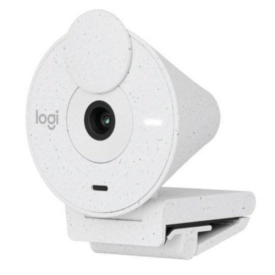 Logitech BRIO 300 Full HD 1080p 2MP Webcam, Off White
