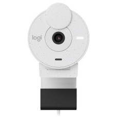 Logitech BRIO 300 Full HD 1080p 2MP Webcam, Off White