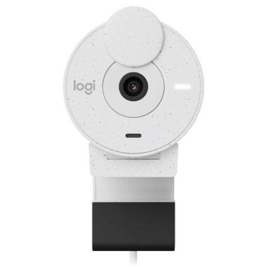 Logitech BRIO 300 Full HD 1080p 2MP Webcam, Off White