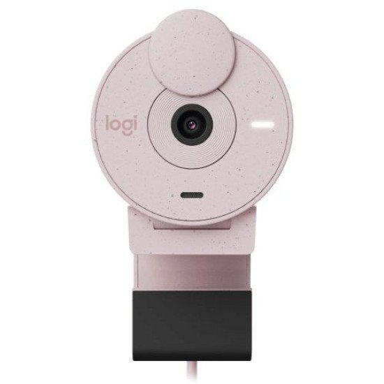 Logitech BRIO 300 Full HD 1080p 2MP Webcam, Rose