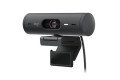 Logitech BRIO 500 Full HD 1080p 4MP Auto-framing Webcam, Graphite