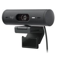 Logitech BRIO 500 Full HD 1080p 4MP Auto-framing Webcam, Graphite