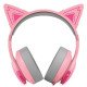 Edifier G5BT Cat Pink Headphone, 40 hr Playback, No ANC, 1 yr Warranty