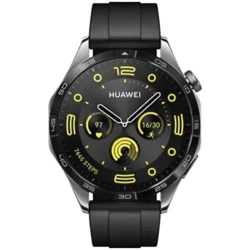 HUAWEI GT4 Silicone Black 46mm Smart Watch