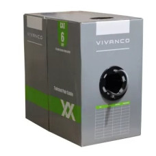 CAT6 4 PAIR U UTP CABLE (305M UNSHIELDED PVC GRAY)