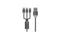  Havit H622 1.2M 3-In-1 Micro Type-C Data & Charging Cable