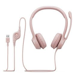 Logitech H390 Stereo USB Headset Rose with Microphone