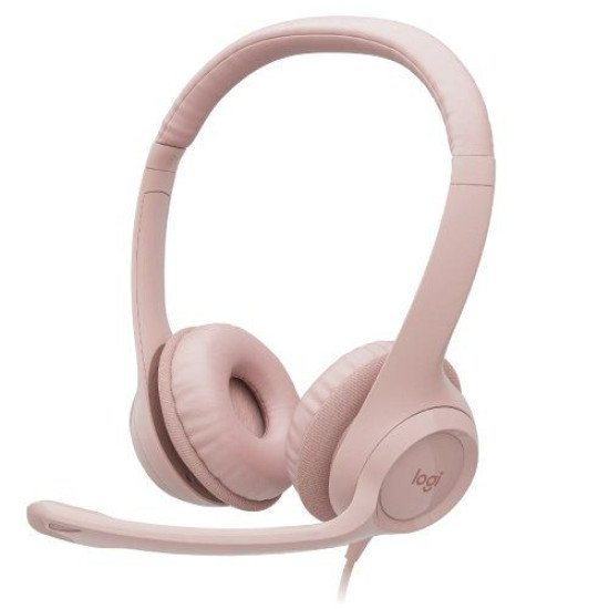 Logitech H390 Stereo USB Headset Rose with Microphone