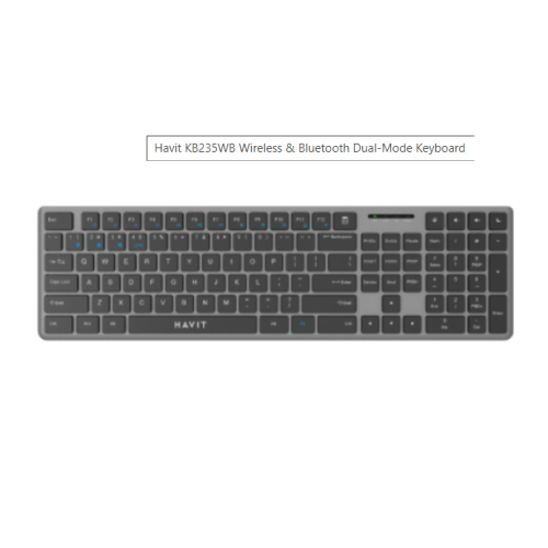 Havit KB235WB Wireless & Bluetooth Dual-Mode Keyboard