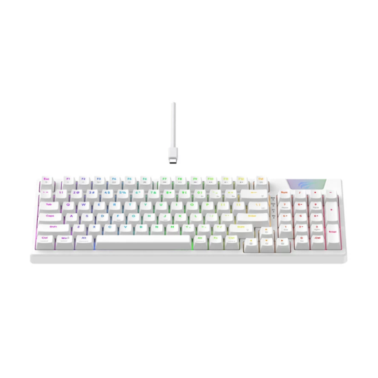 Havit KB885L RGB Backlit (Red Switch) White Wired Mechanical Gaming Keyboard