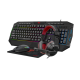 Havit HV-KB501CM Wired Black Gaming Keyboard Mouse Headphones and Mouse Pad Combo 