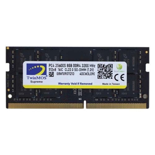 Twinmos 8GB DDR4L 3200MHz SO-DIMM Laptop RAM