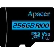 Apacer 256GB microSDXC UHS-I U3 V30 R100 Memory Card (AP256GMCSX10U7-RAGC)