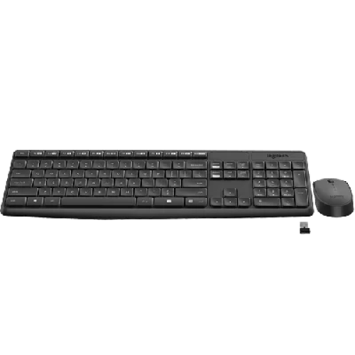 Logitech MK235 Wireless Keyboard And Mouse Combo Black (920-007939)